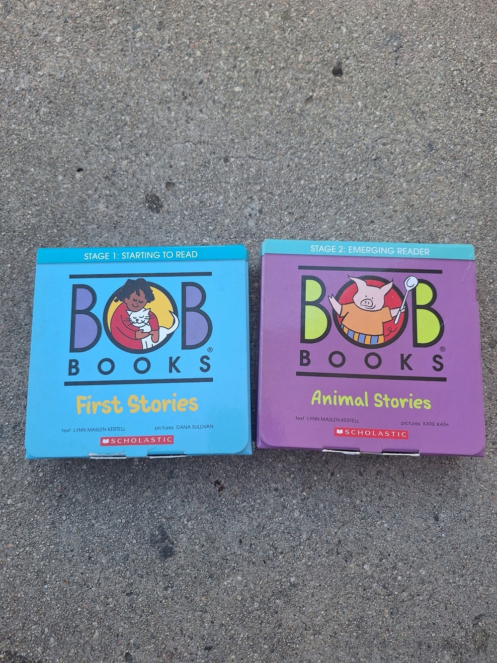 Scholastic Bob Books First Stories & Animal Stories - Blue and Purple